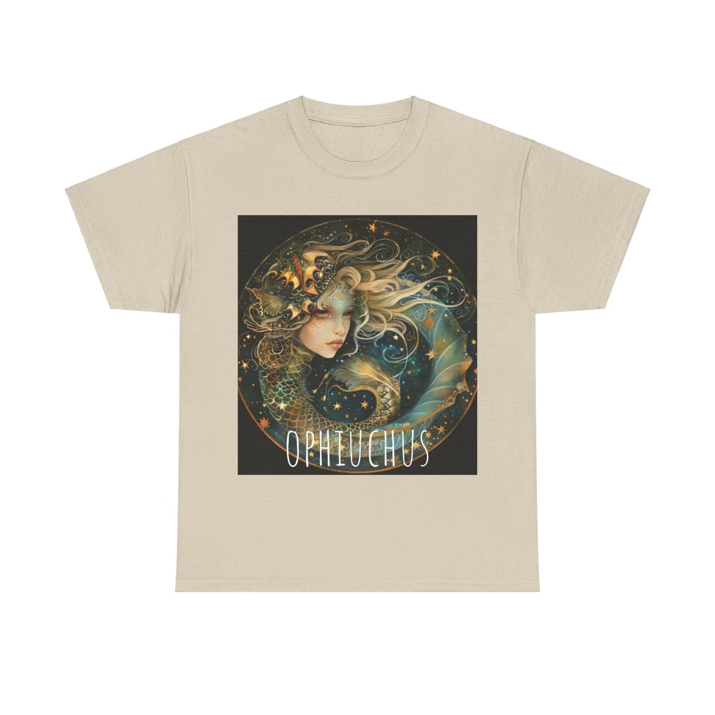 Zodiac Ophiuchus Unisex Heavy Cotton Tee