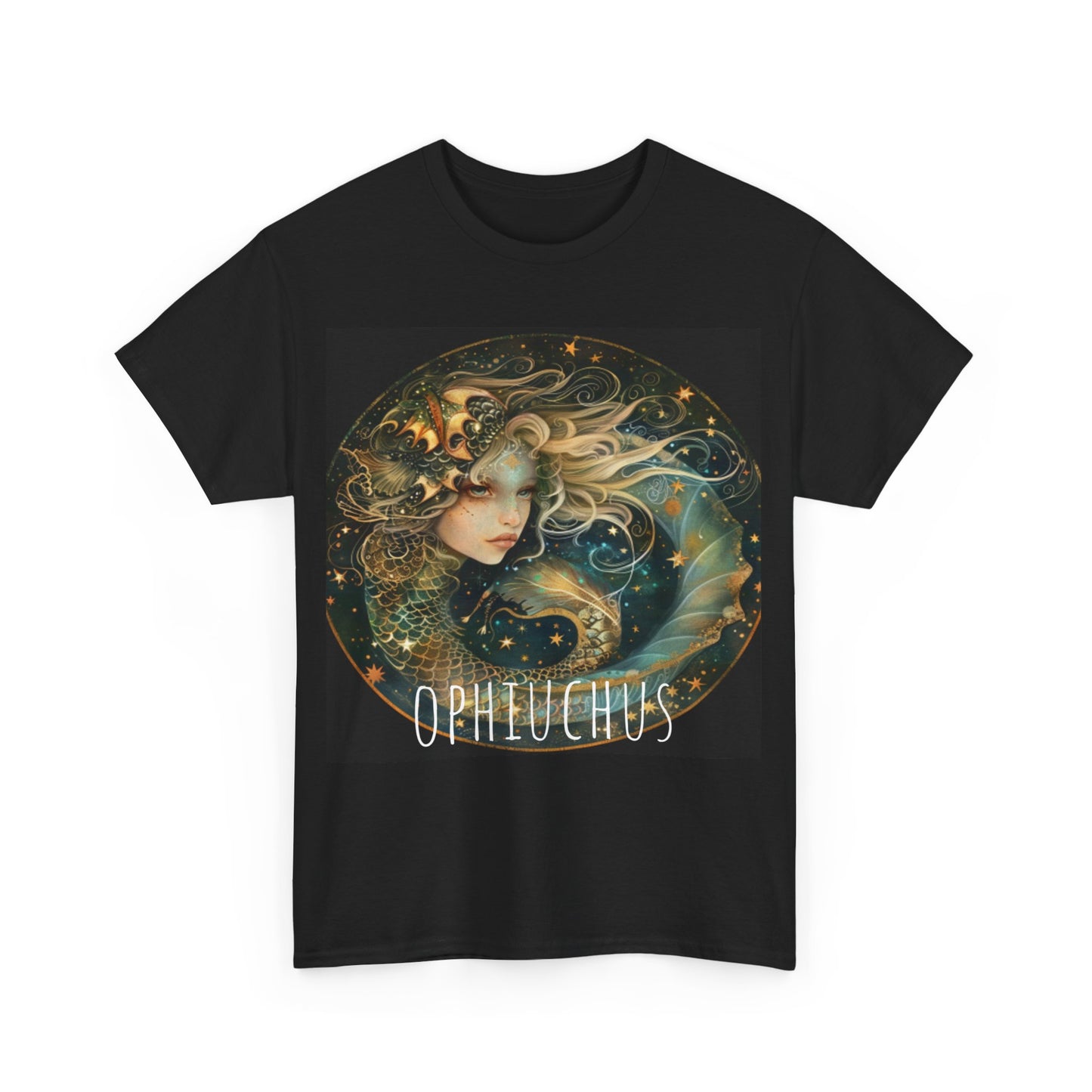 Zodiac Ophiuchus Unisex Heavy Cotton Tee