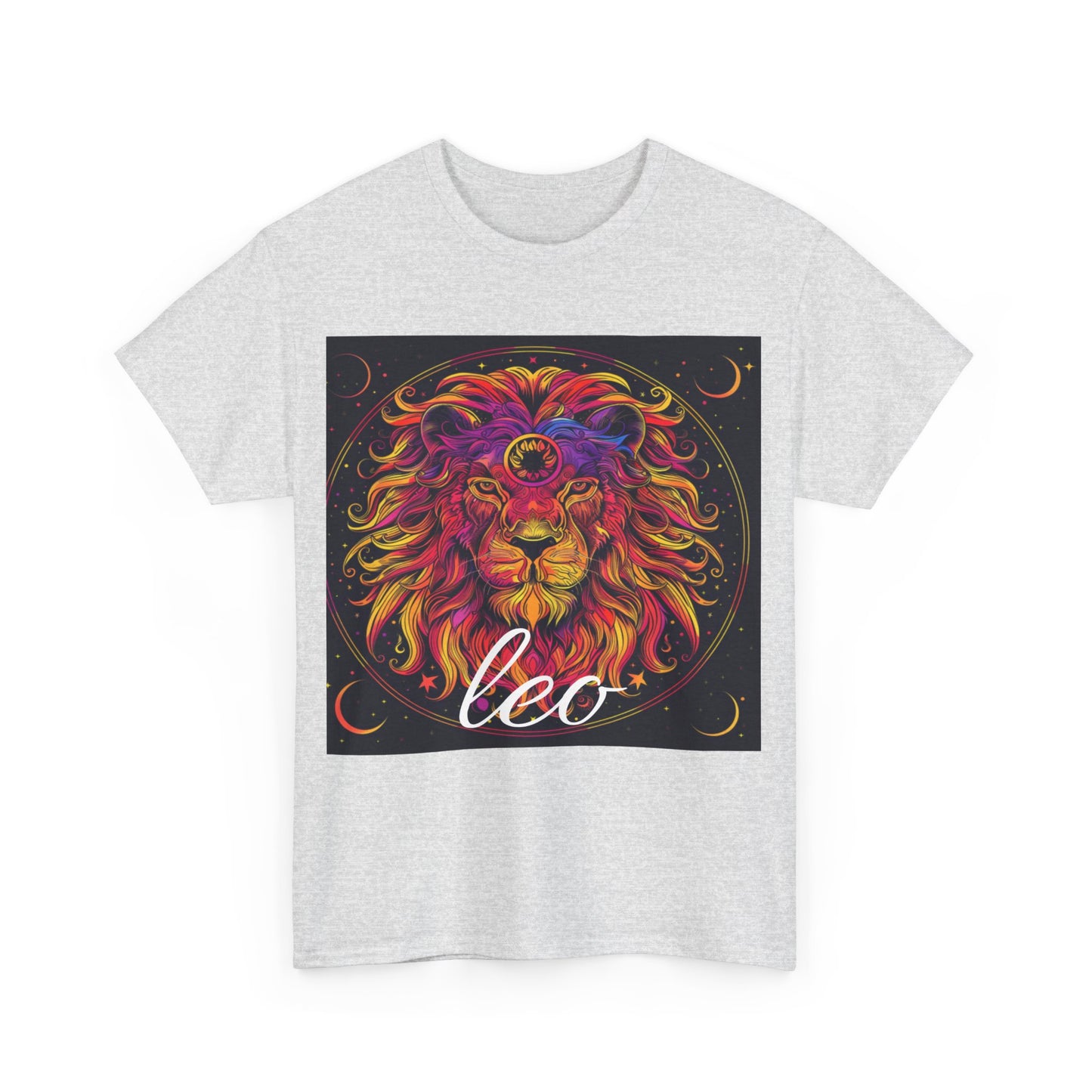 Zodiac Leo Unisex Heavy Cotton Tee