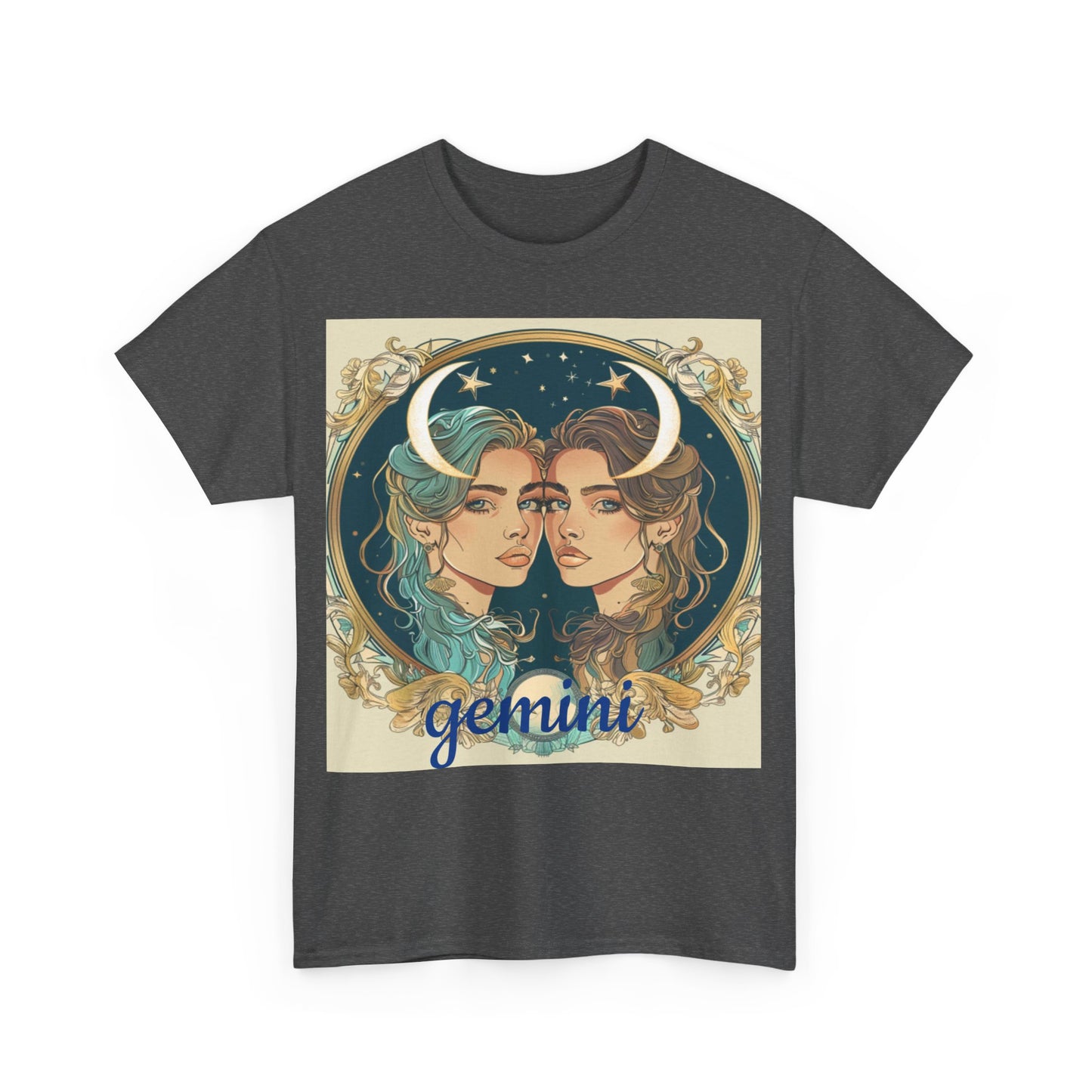 Zodiac Gemini Unisex Heavy Cotton Tee