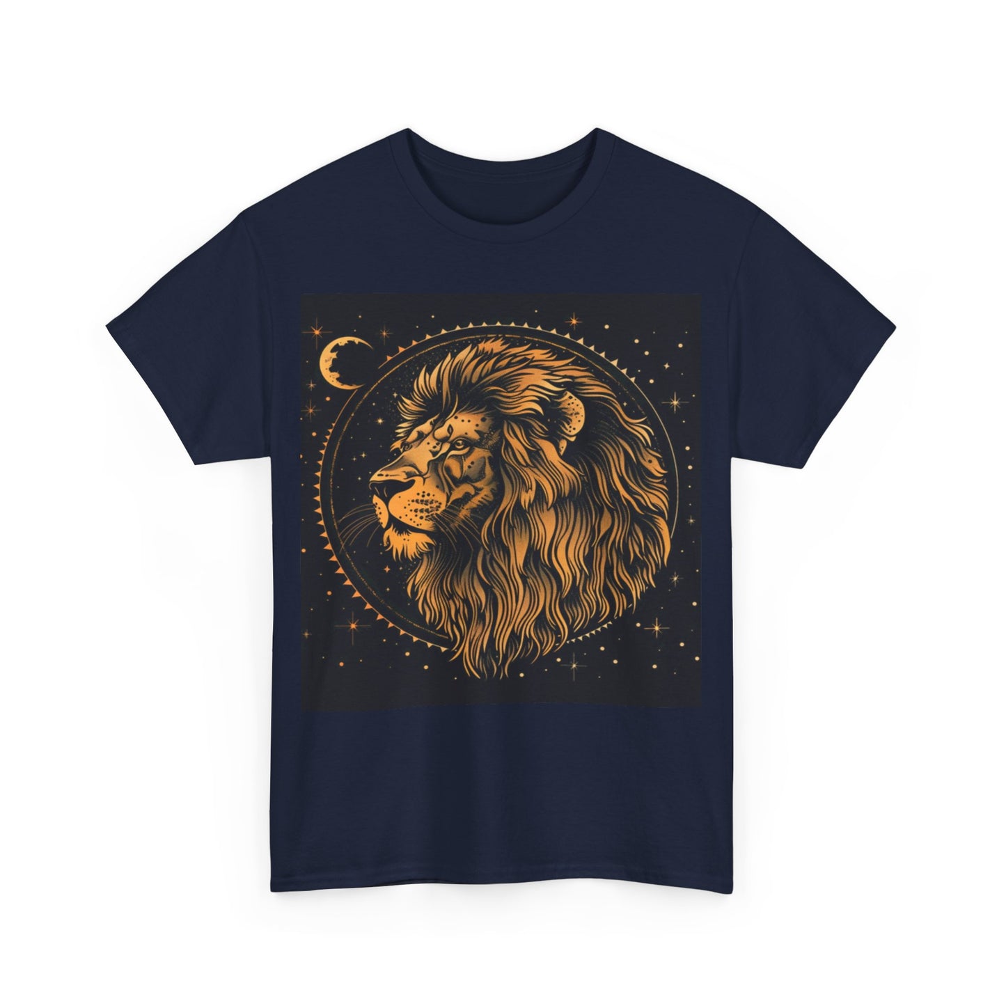 Leo zodiac Unisex Heavy Cotton Tee