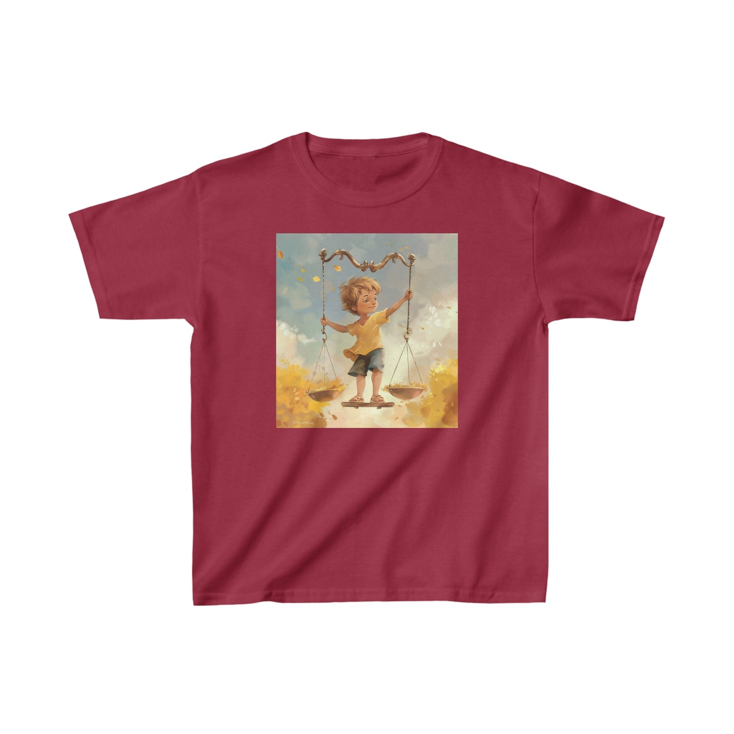 Libra zodiac Kids Heavy Cotton™ Tee