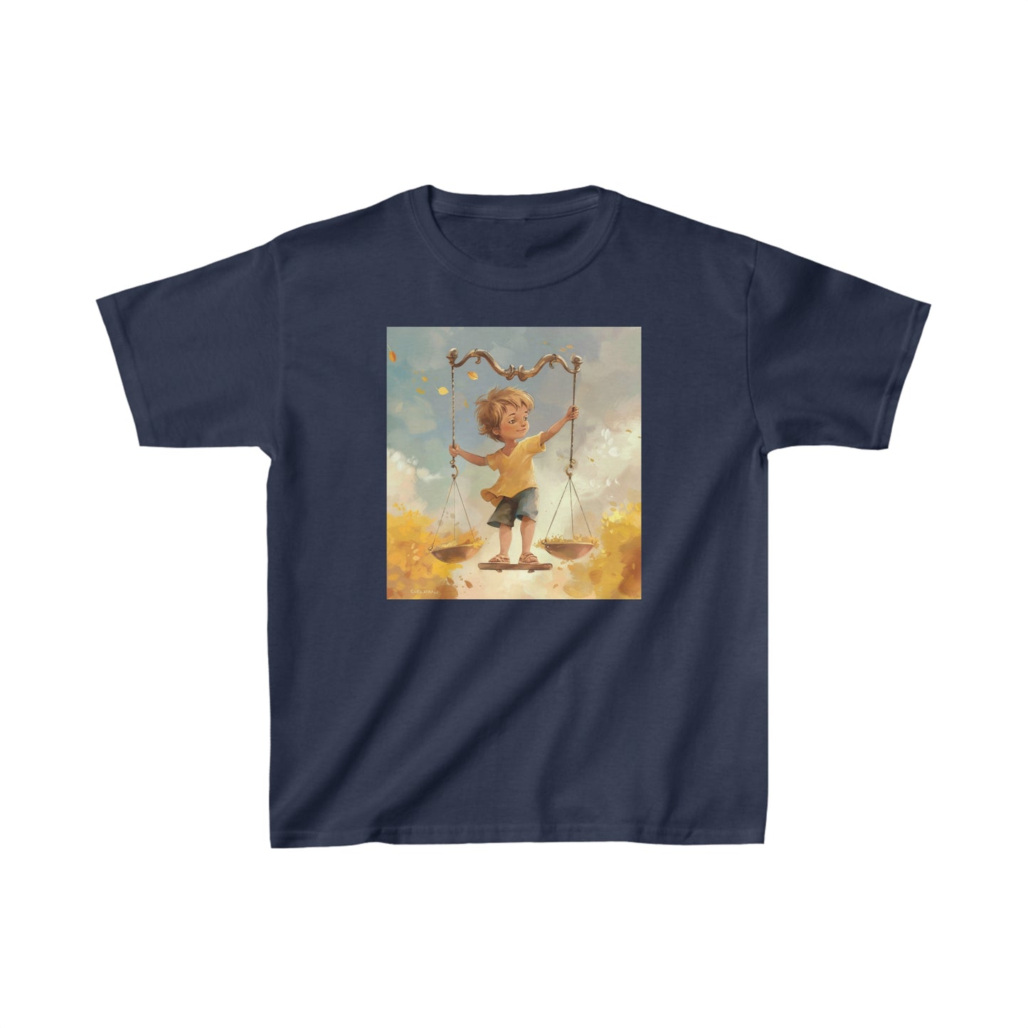 Libra zodiac Kids Heavy Cotton™ Tee