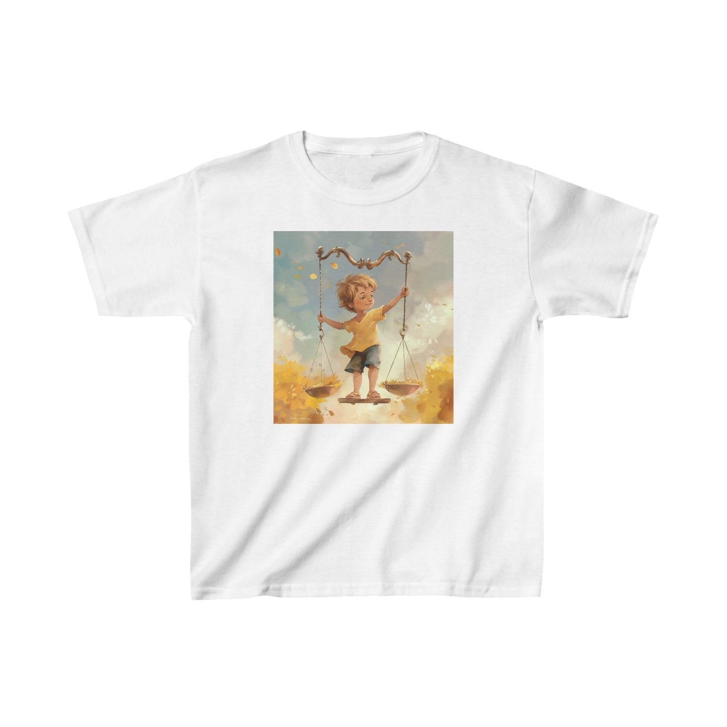 Libra zodiac Kids Heavy Cotton™ Tee