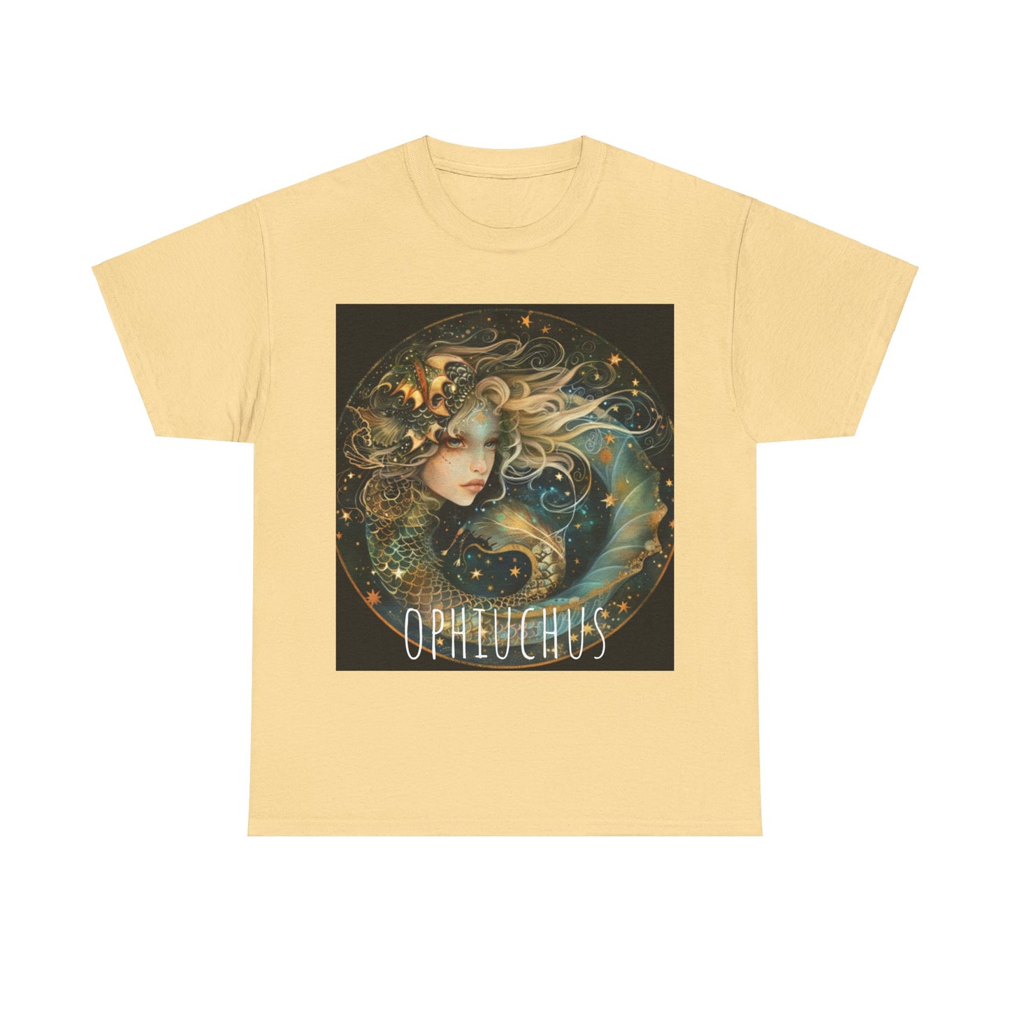 Zodiac Ophiuchus Unisex Heavy Cotton Tee