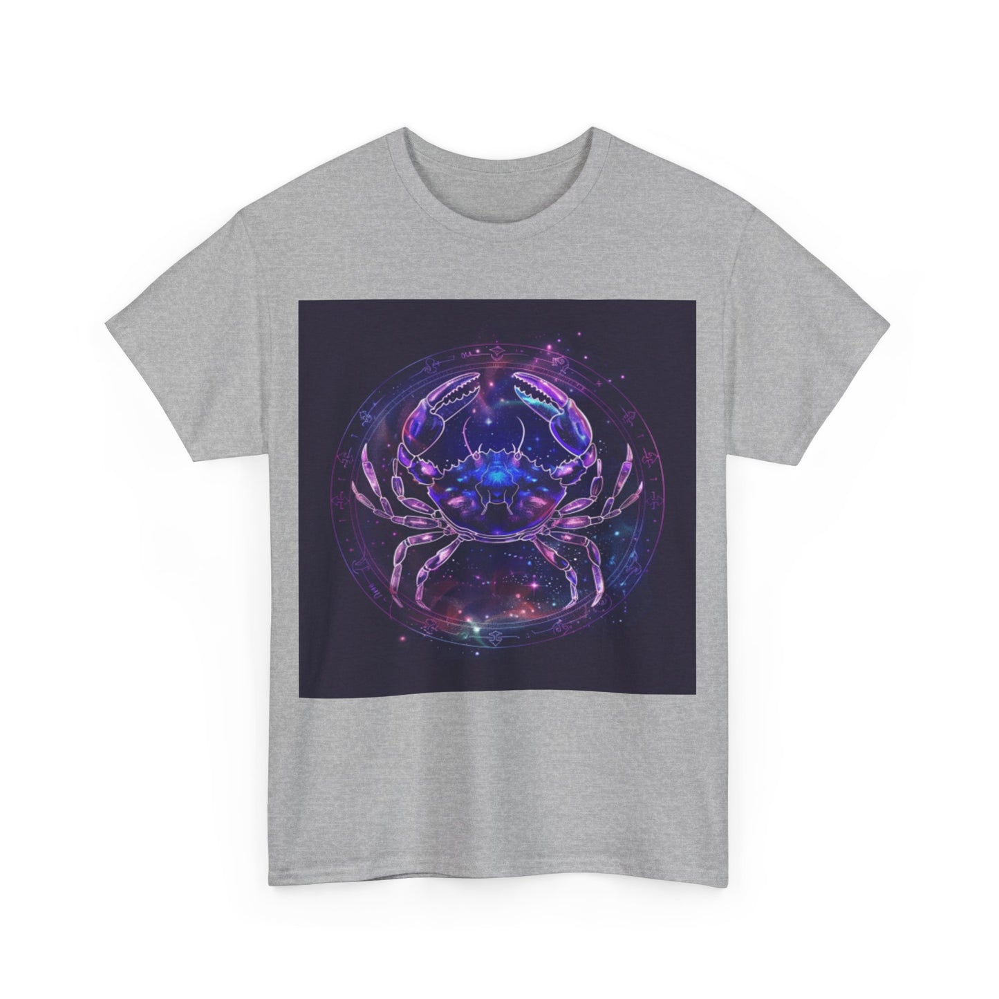 Zodiac Cancer Unisex Heavy Cotton Tee