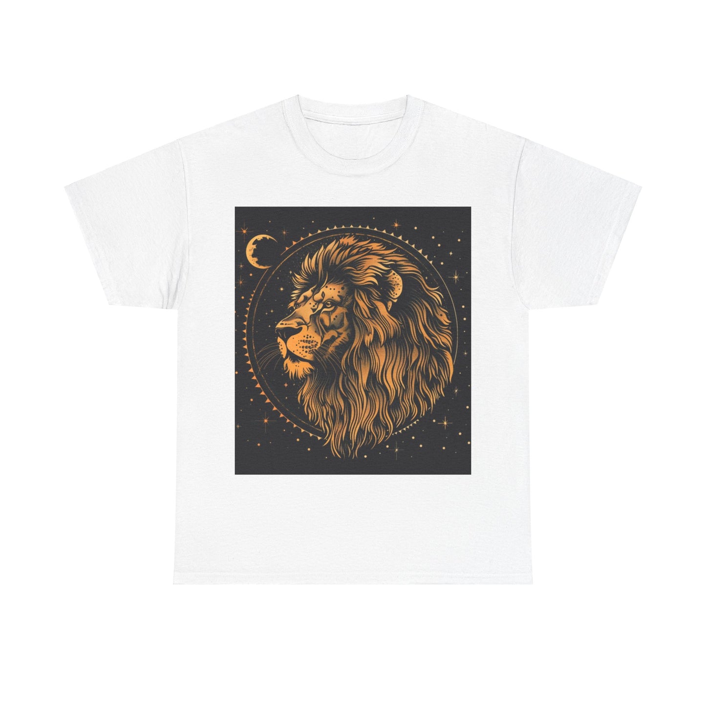 Leo zodiac Unisex Heavy Cotton Tee