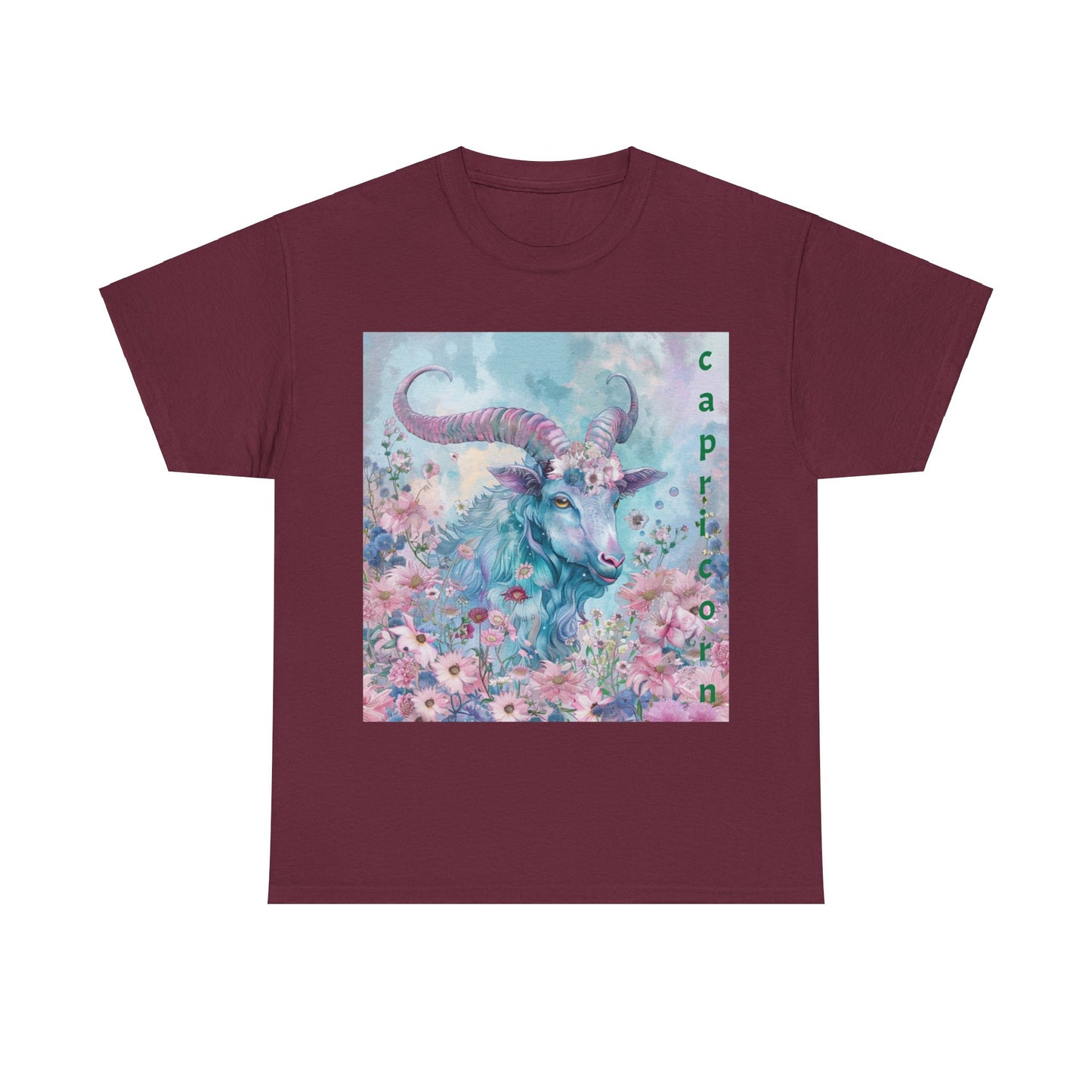 Zodiac Capricorn Unisex Heavy Cotton Tee