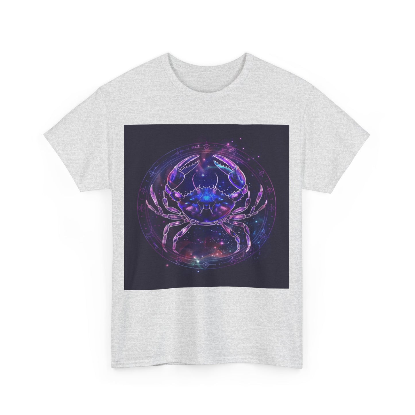 Zodiac Cancer Unisex Heavy Cotton Tee