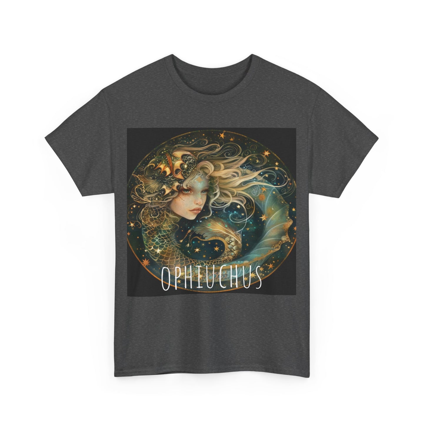 Zodiac Ophiuchus Unisex Heavy Cotton Tee