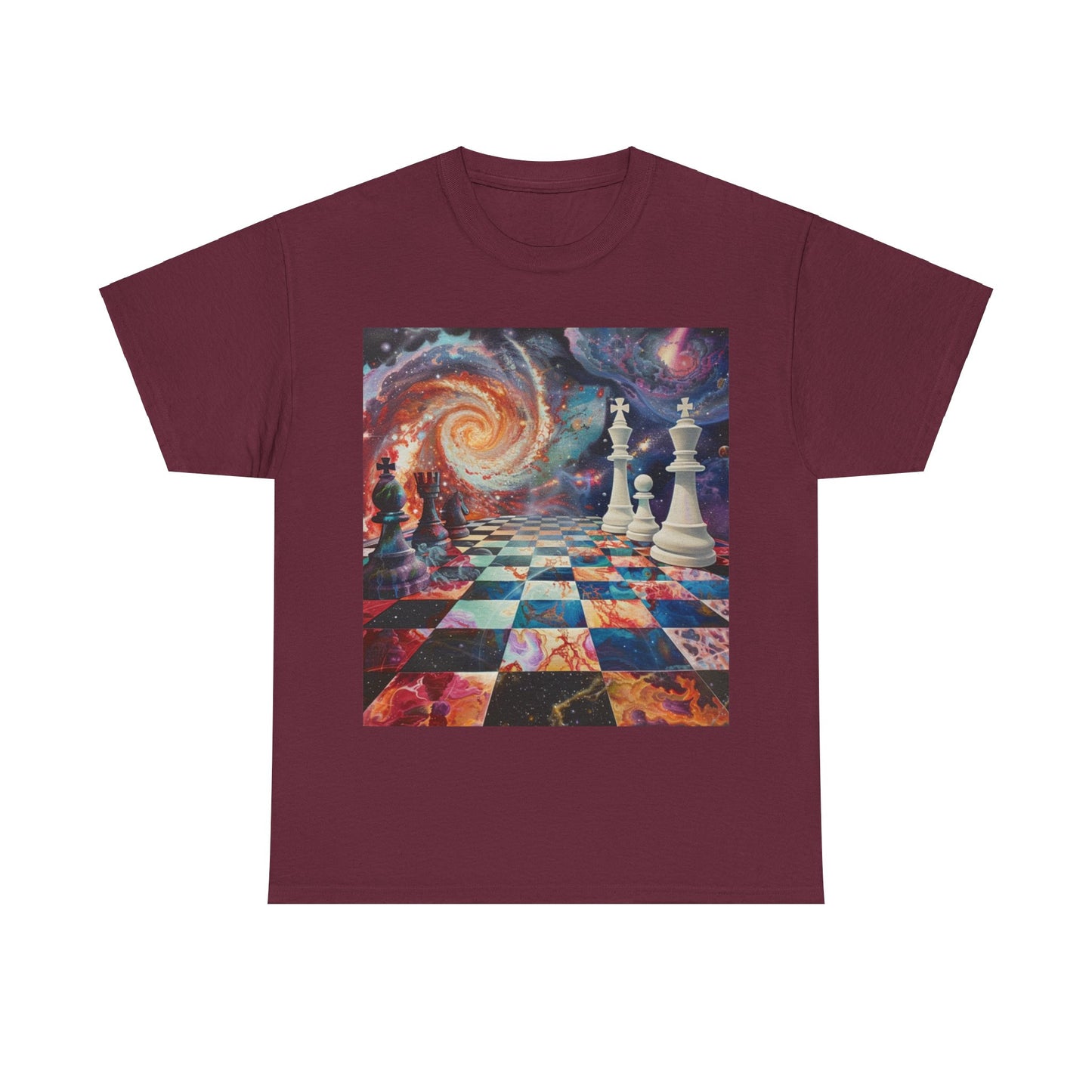 Cosmic Chess Unisex Heavy Cotton Tee