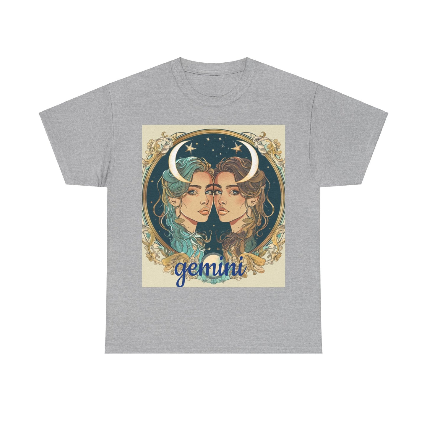 Zodiac Gemini Unisex Heavy Cotton Tee