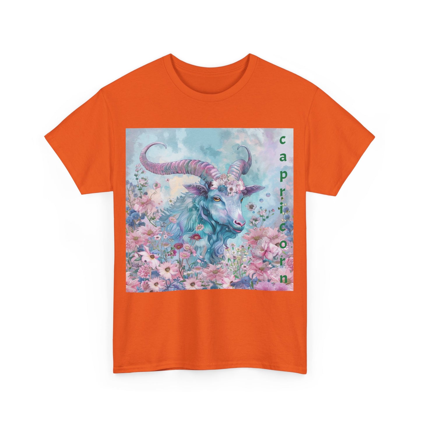 Zodiac Capricorn Unisex Heavy Cotton Tee