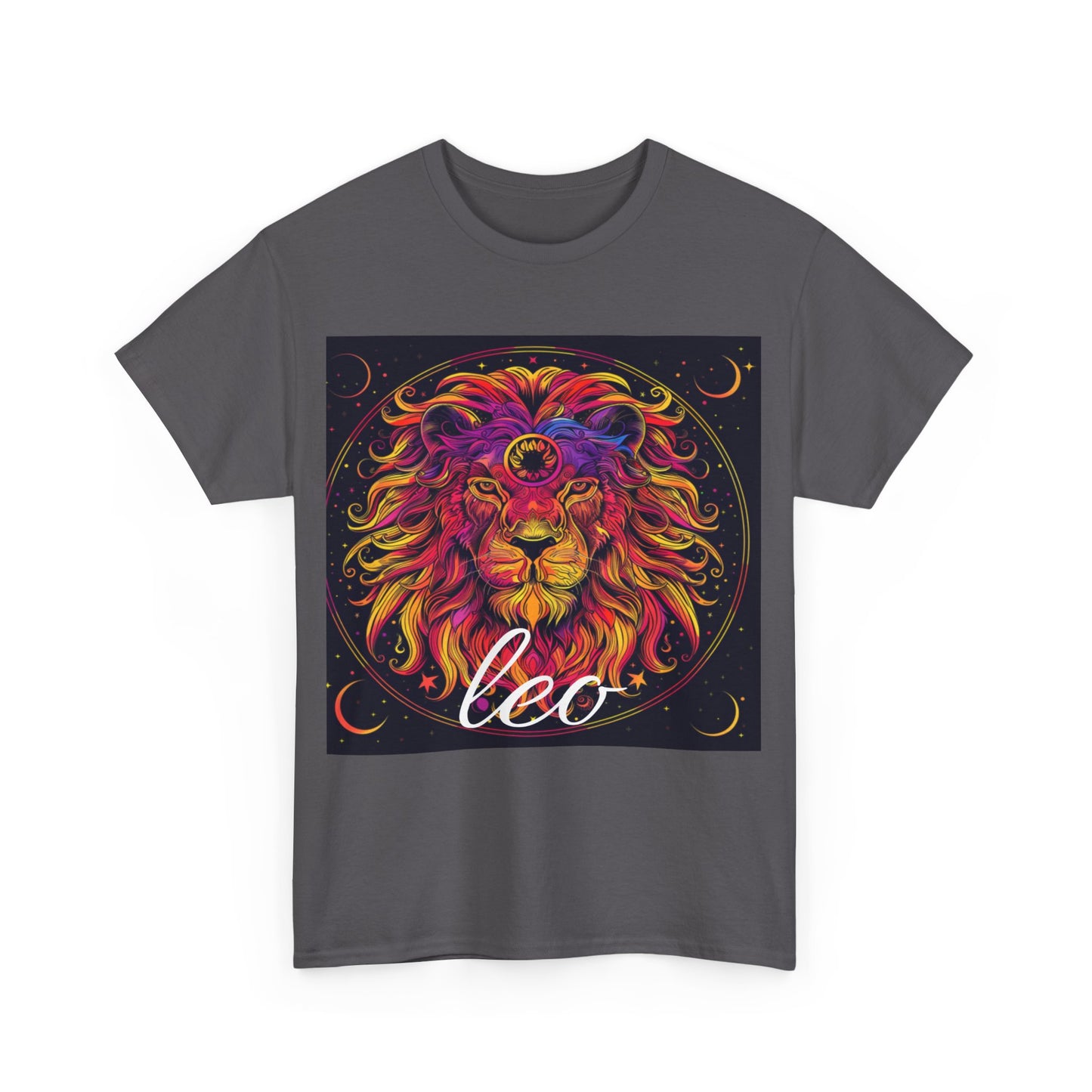 Zodiac Leo Unisex Heavy Cotton Tee