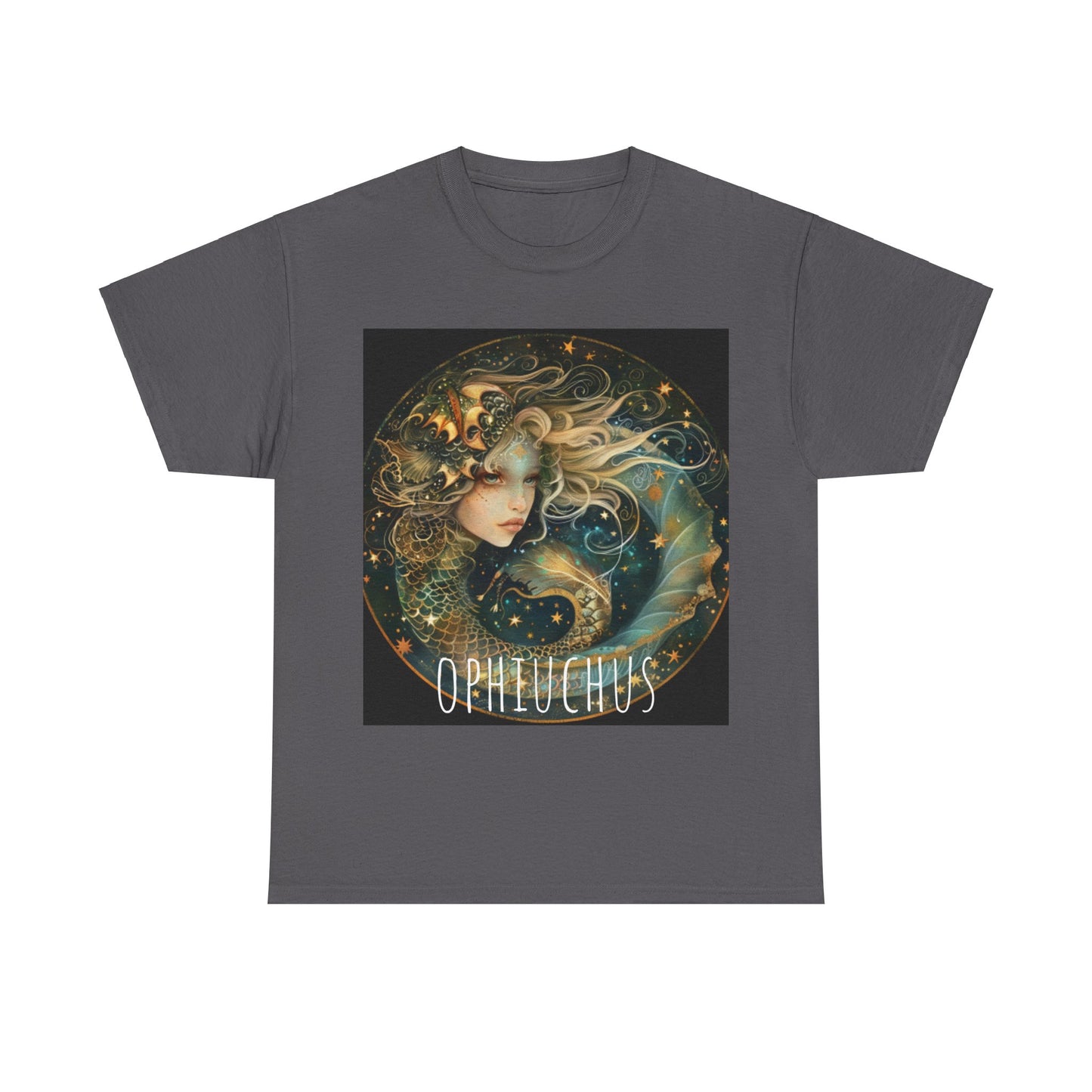 Zodiac Ophiuchus Unisex Heavy Cotton Tee