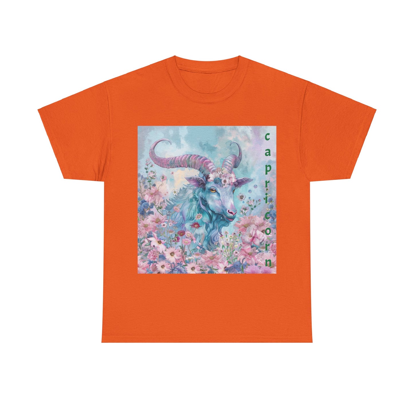 Zodiac Capricorn Unisex Heavy Cotton Tee