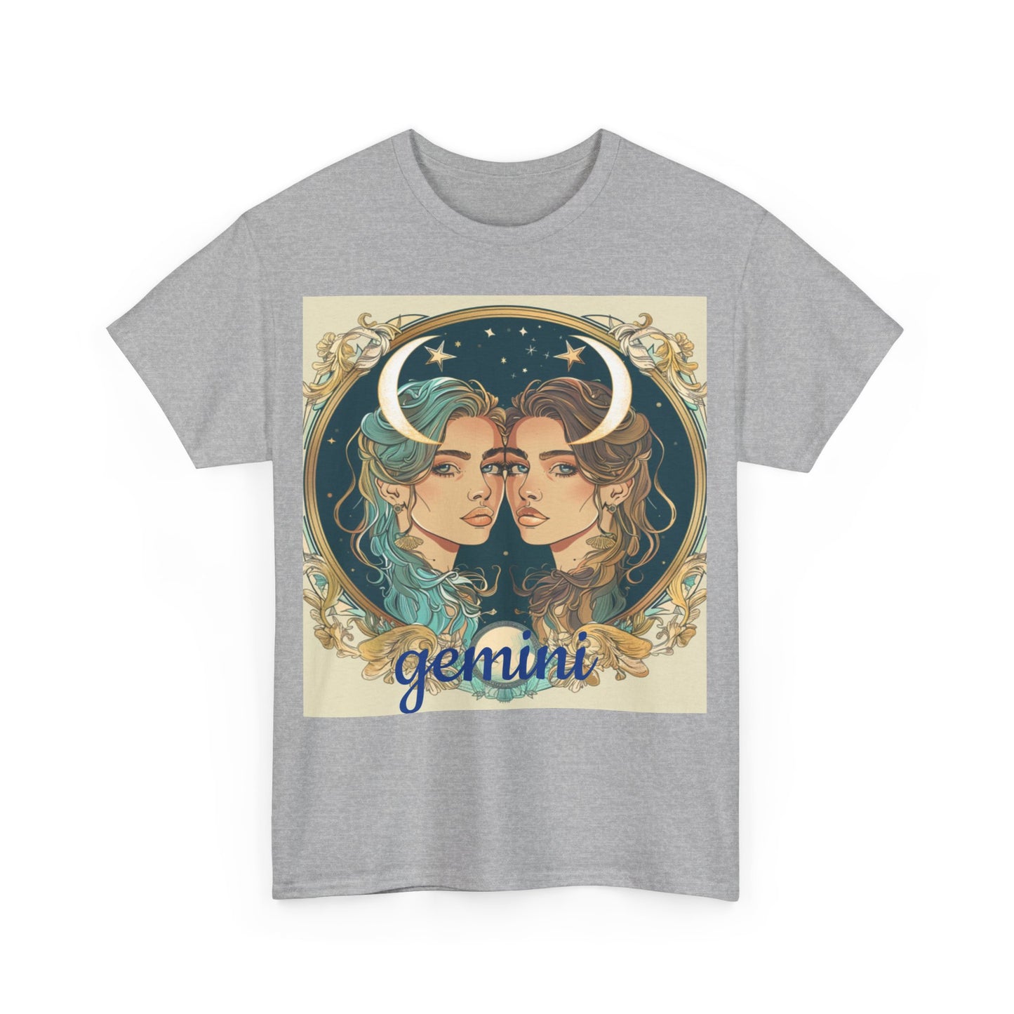 Zodiac Gemini Unisex Heavy Cotton Tee