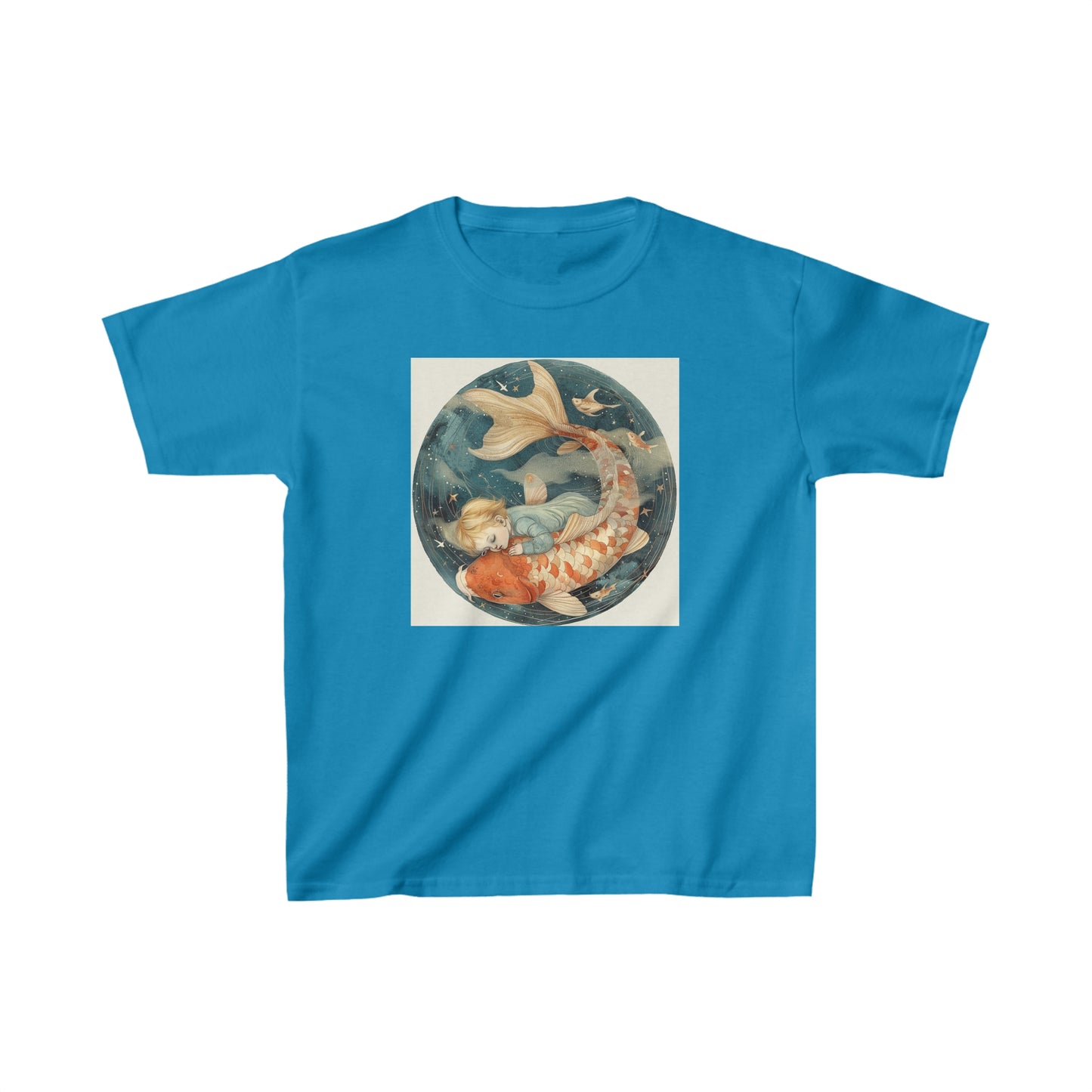 Pisces zodiac Kids cotton tee