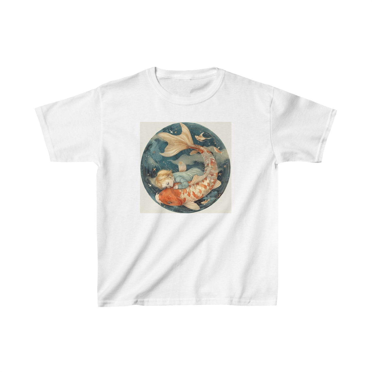 Pisces zodiac Kids cotton tee