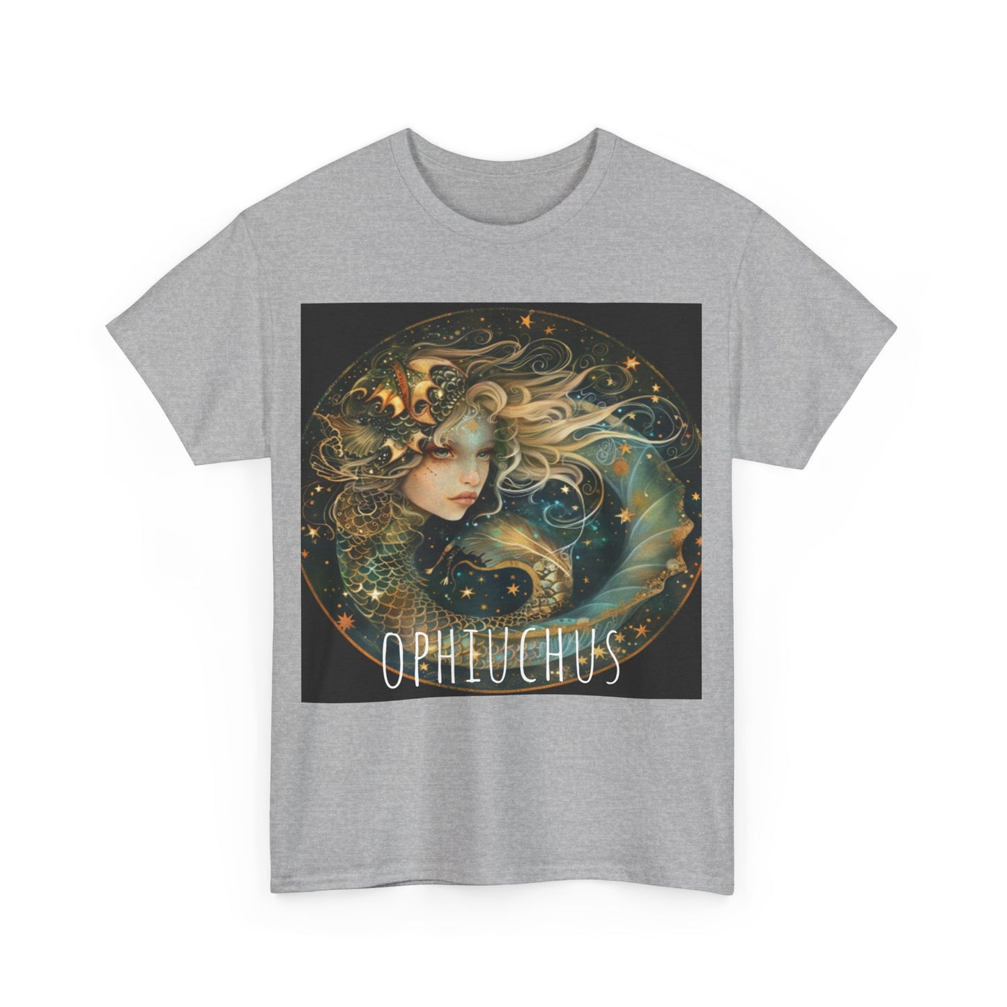 Zodiac Ophiuchus Unisex Heavy Cotton Tee