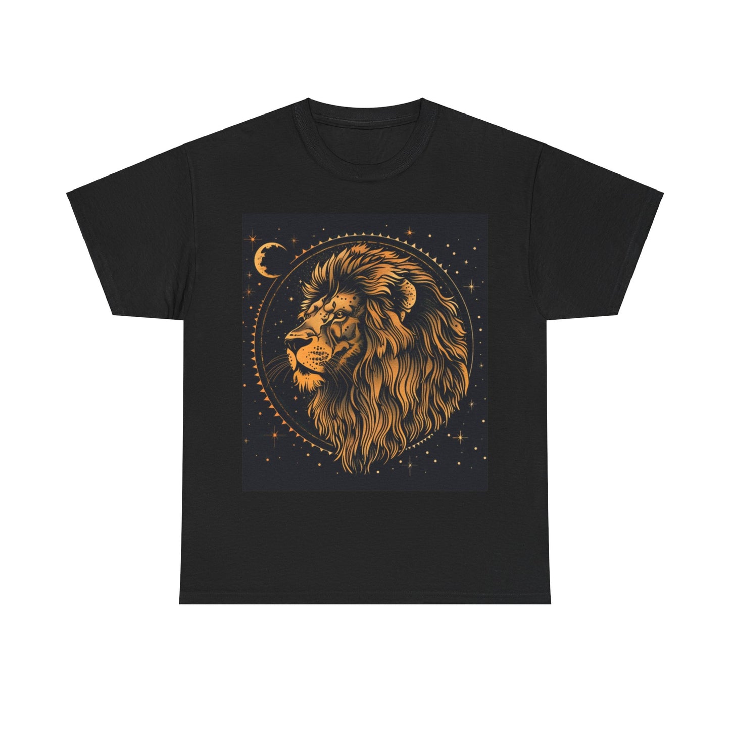 Leo zodiac Unisex Heavy Cotton Tee