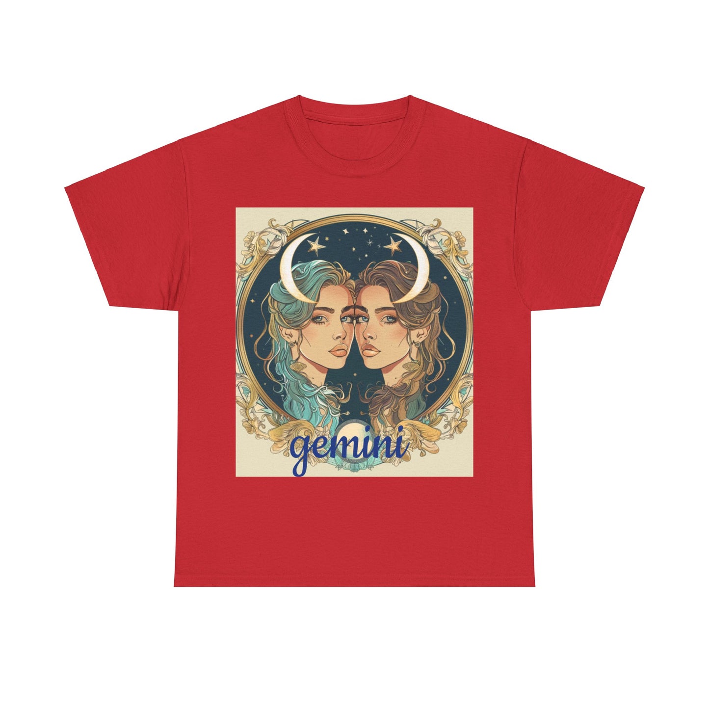 Zodiac Gemini Unisex Heavy Cotton Tee