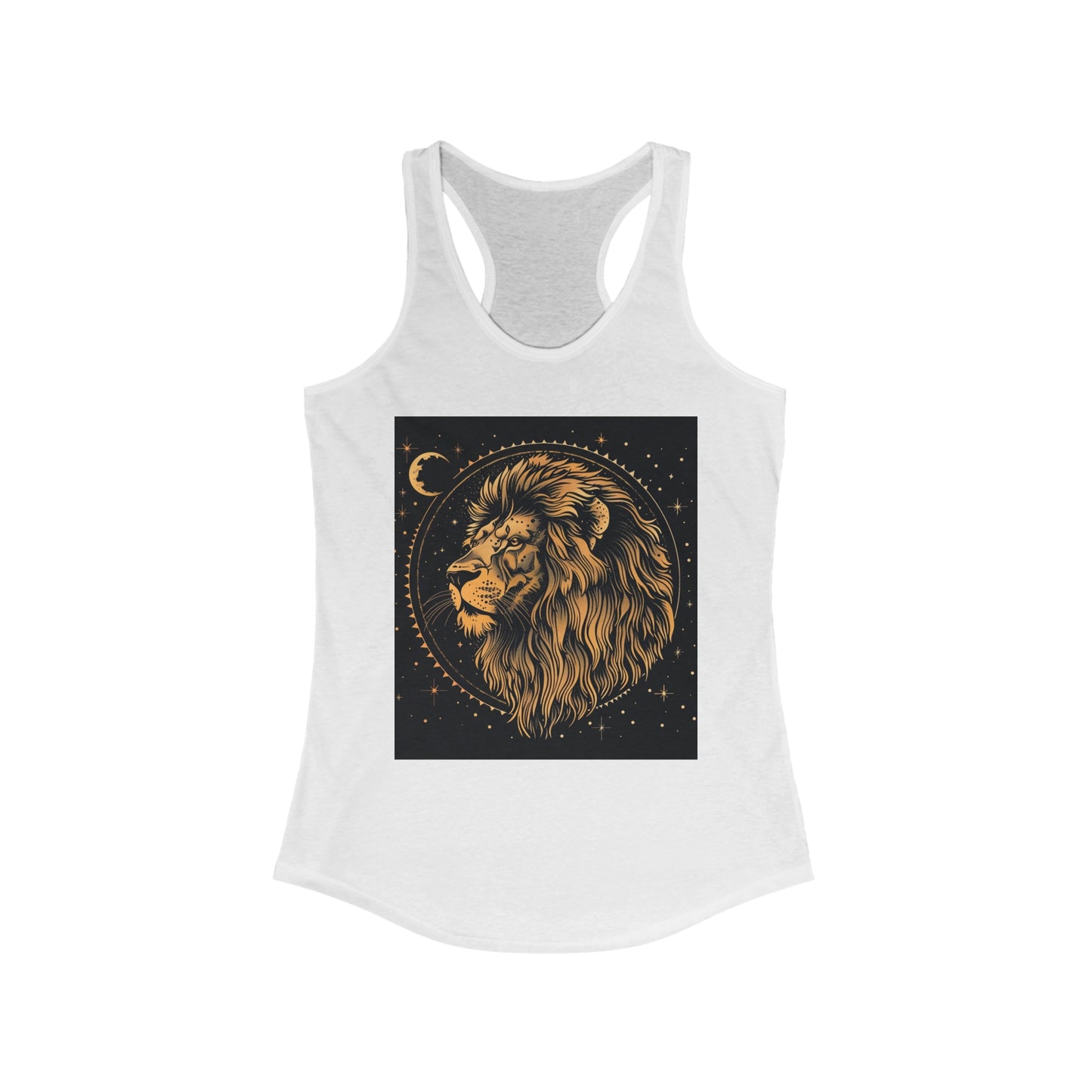 Leo zodiac Women's Ideal Racerback Tank