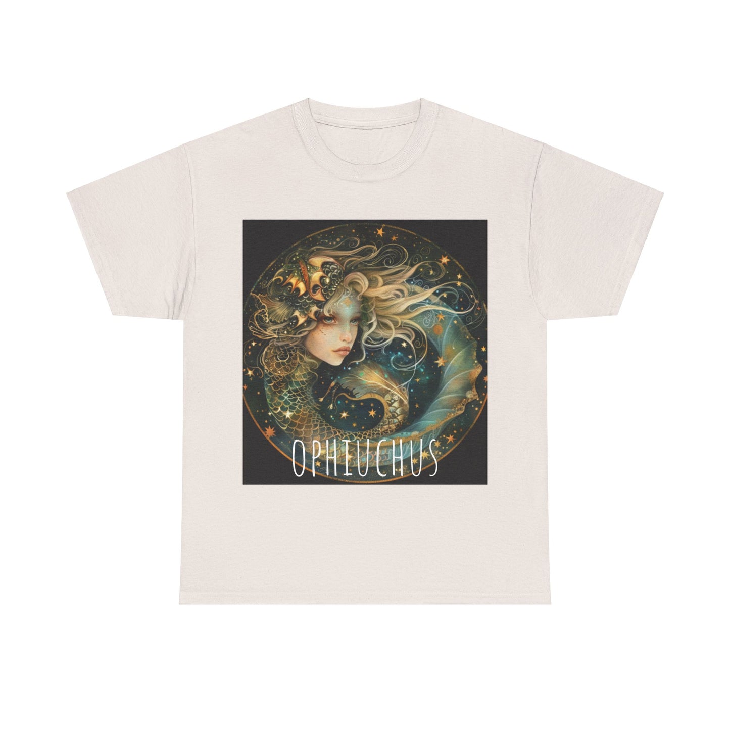 Zodiac Ophiuchus Unisex Heavy Cotton Tee