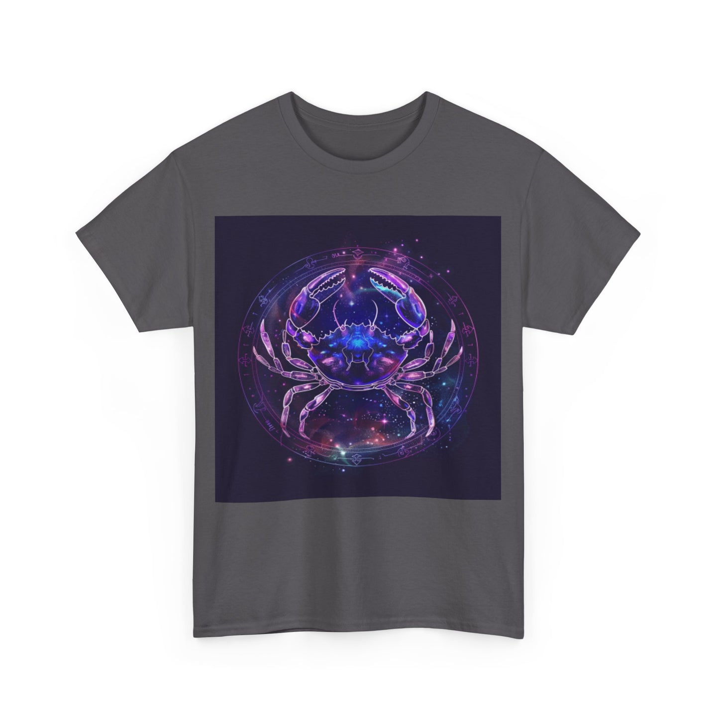 Zodiac Cancer Unisex Heavy Cotton Tee