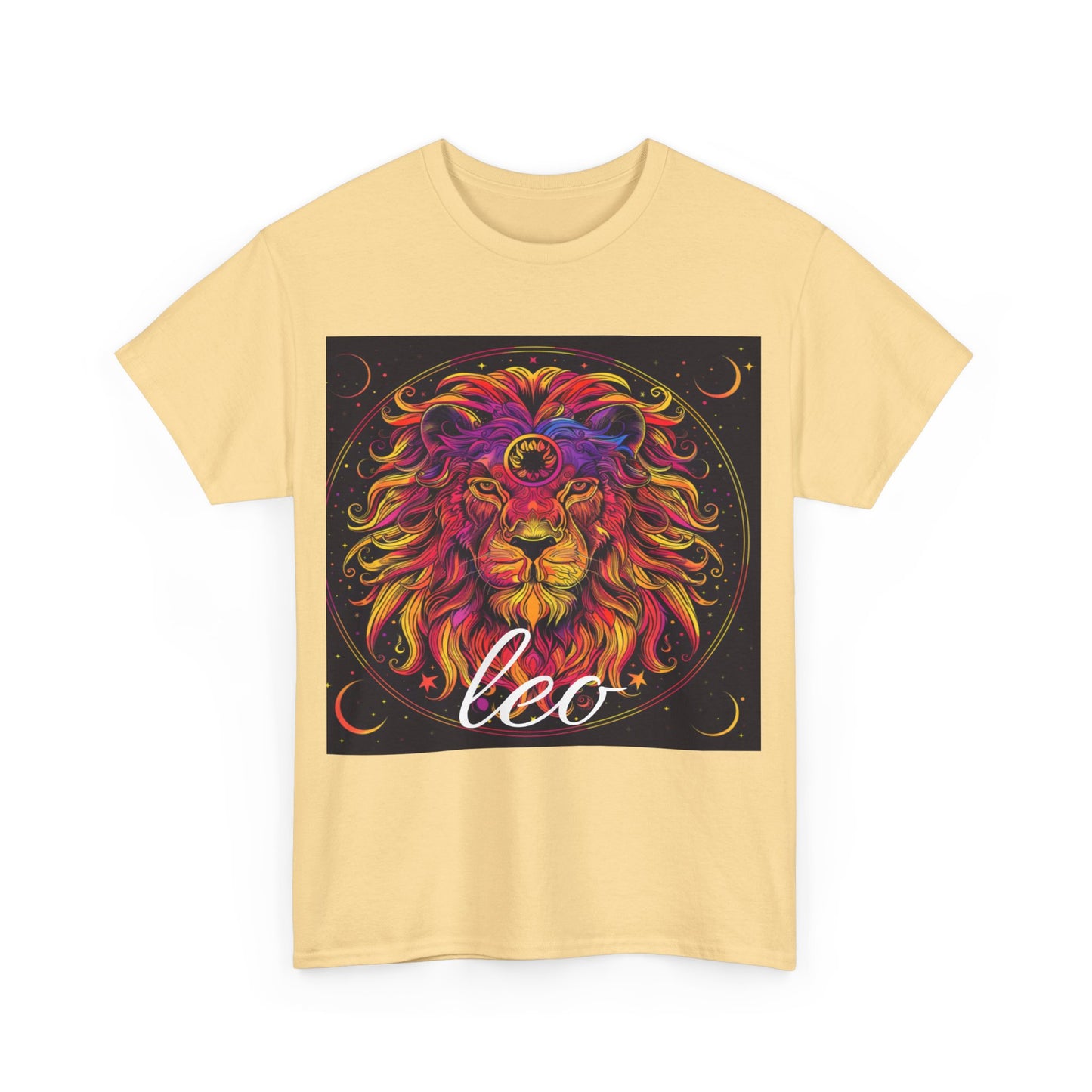 Zodiac Leo Unisex Heavy Cotton Tee