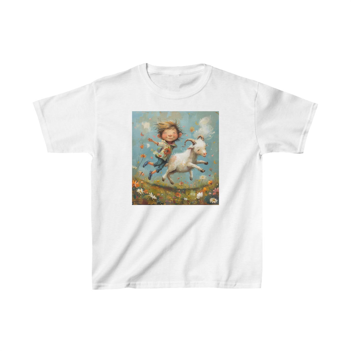 Capricorn zodiac Kids Heavy Cotton™ Tee