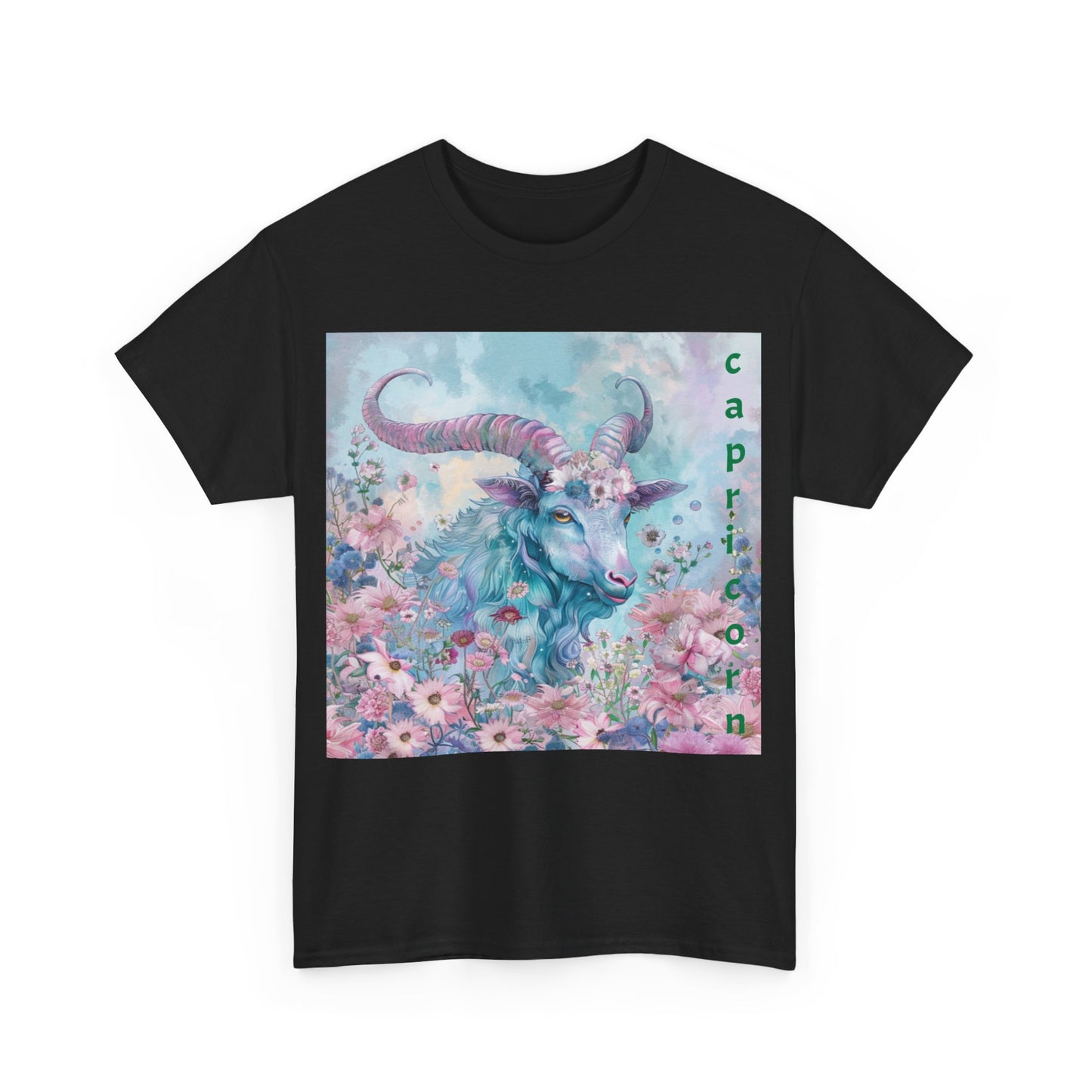 Zodiac Capricorn Unisex Heavy Cotton Tee