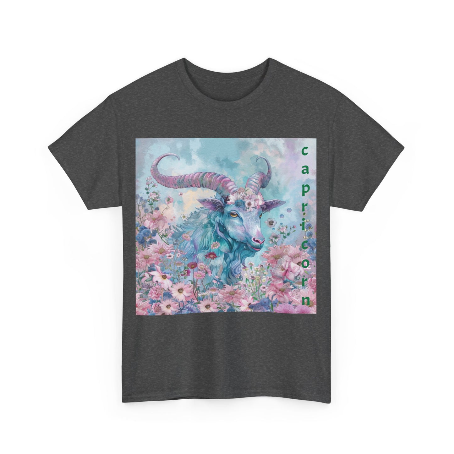 Zodiac Capricorn Unisex Heavy Cotton Tee