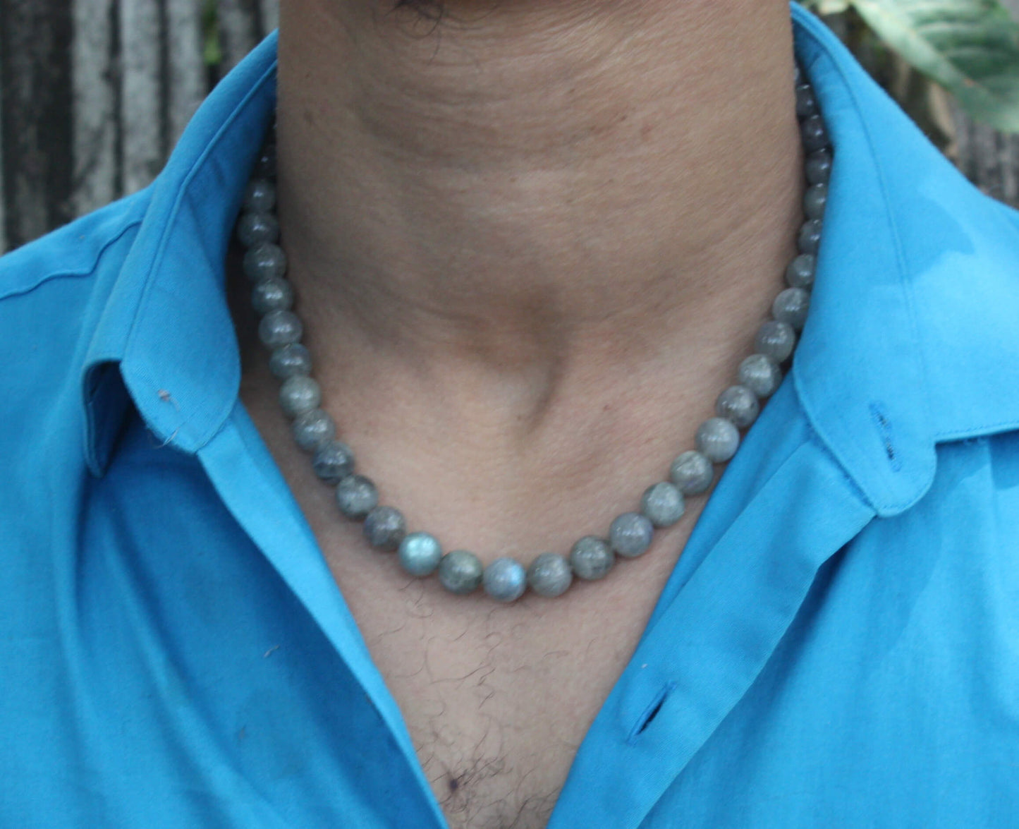 labradorite crystal necklace