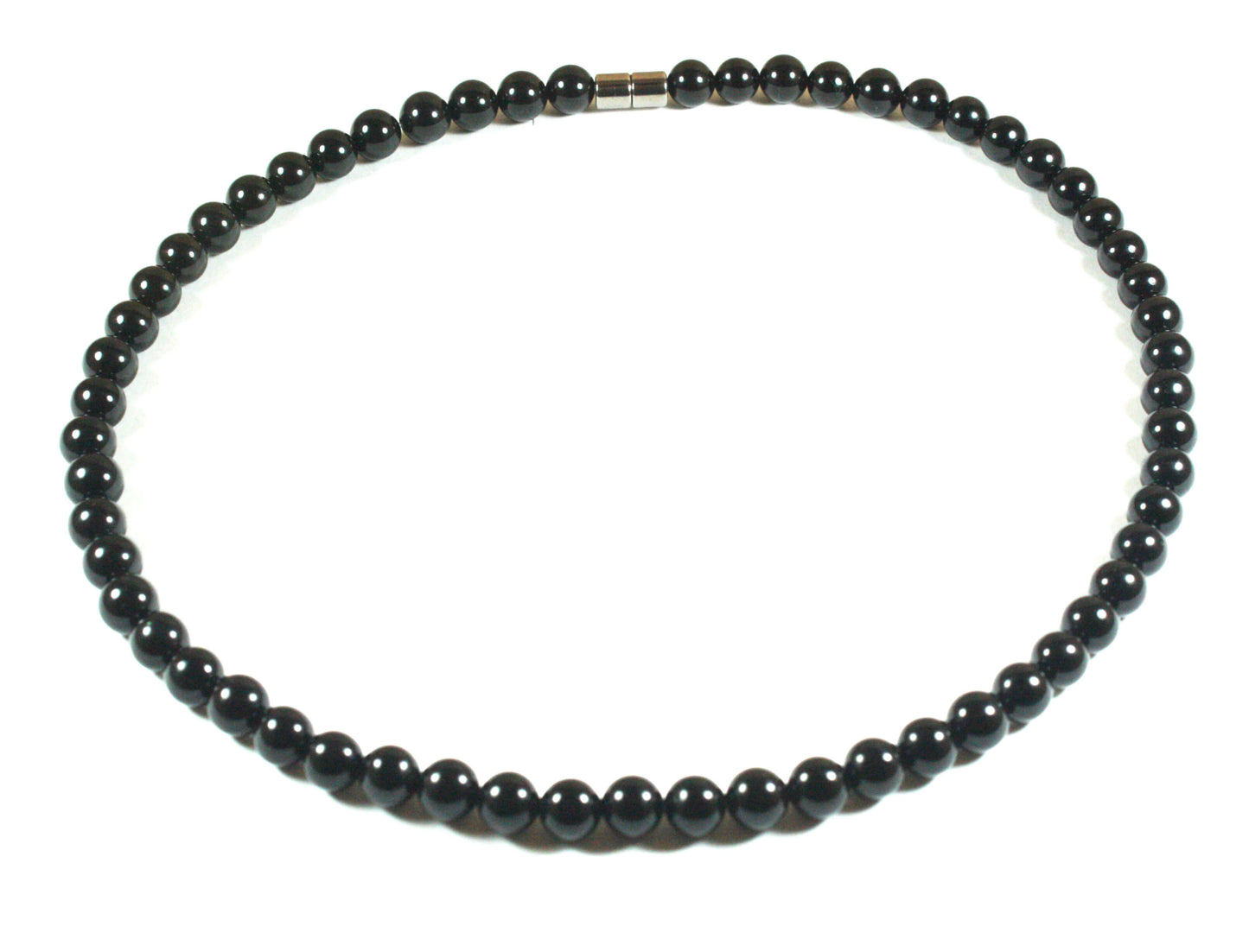 Black Onyx Necklace (8mm Medium Beads)