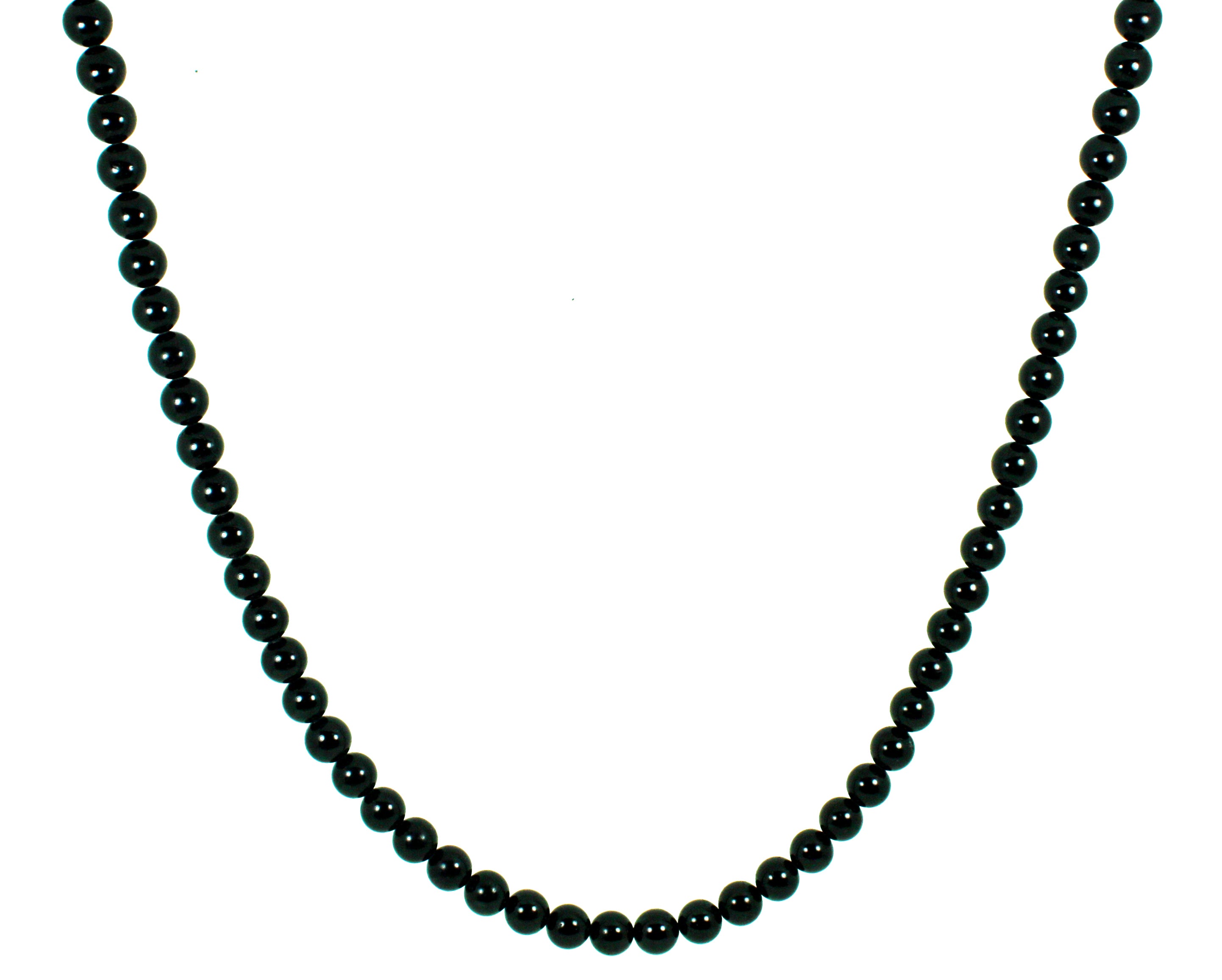 19 inch Black Tourmaline Necklace 8mm – Auras of Osiris